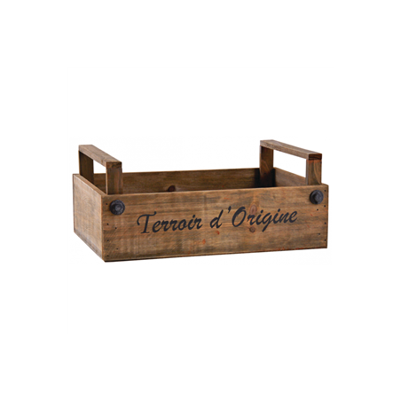 Caisse en bois Terroir 32 x 21 x 9-13