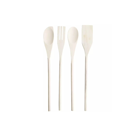 Ustensile de cuisine en bois - 30 cm (à l'unité - 4 modèles ass.)