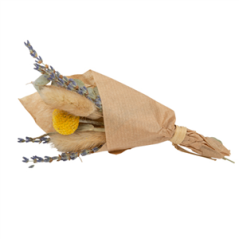 Mini bouquet de fleurs séchées naturelles - Haut. 17cm