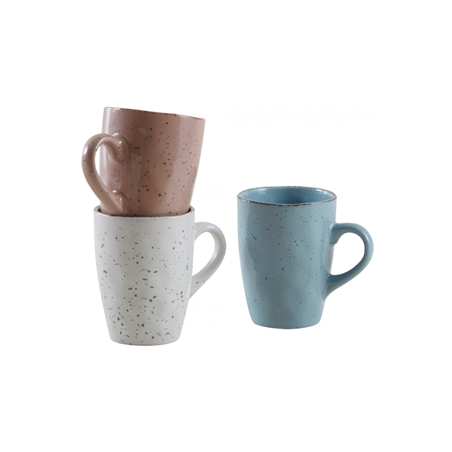 Tasse en grès terrazzo (assortis) 325 ml / Diam. 8 cm Haut.10 cm Tasse en grès terrazzo (assortis) 325 ml / Diam. 8 cm Haut.10 cm
