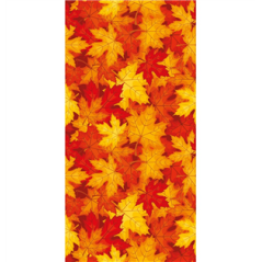 Chemin de table feuilles d'Automne polyester 30cm x 5m