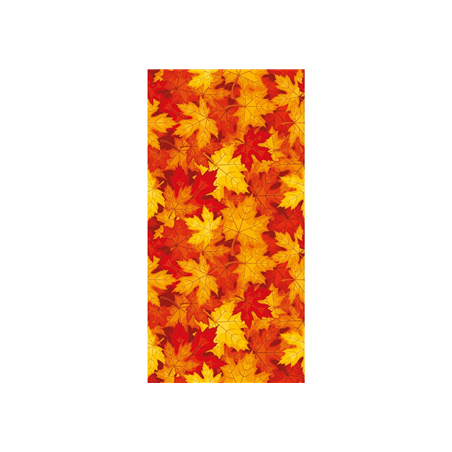 Chemin de table feuilles d'Automne polyester 30cm x 5m