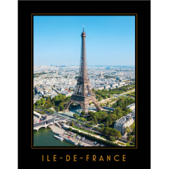Affiche Île de France - papier - 50 x 70 cm