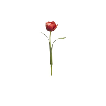 Tulipe artificielle rouge - Haut. 35cm