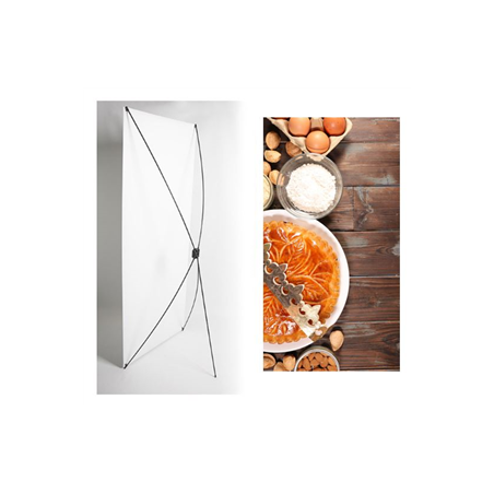 Kakemono Épiphanie - 180 x 80 cm - Toile M1 avec structure  X- Banner