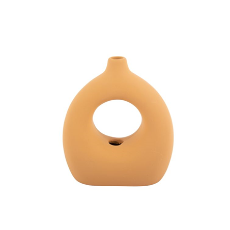 Vase rond en Céramique Camel 15,9 x 13,5cm