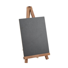 Ardoise 14,8x20cm avec chevalet bois 15x30x19cm