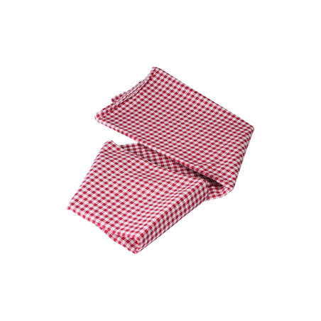 Nappe en tissu Vichy rouge 145 x 250cm