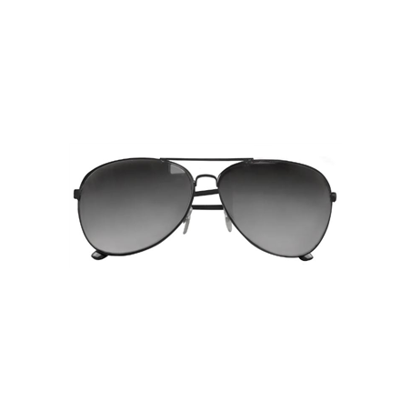 Paire de lunettes noires à verre fumés - Taille adulte