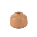 Vase noisette effet bois - 11,5 x 10cm