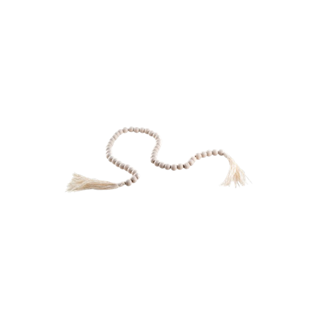 Guirlande de perles en bois - Long. 71cm