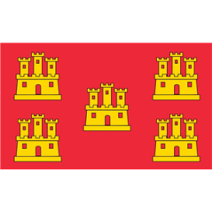 Drapeau Poitou-Charentes - tissu - 60 x 90cm