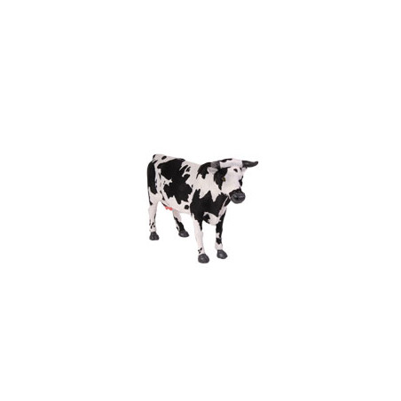 Vache - poils - H. 32cm L. 50cm