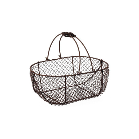 Panier de maraicher - fer -  30 x 20 x 22 cm