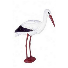 Cigogne en volume  - pvc - 80 x 60cm