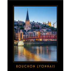 Affiche Auvergne/Rhône Alpes - papier - 50 x 70 cm