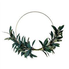 Couronne de feuilles d'olivier - Diam. 30cm