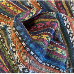 Tissu mexicain coton - coupe de 1m - Larg. 150cm
