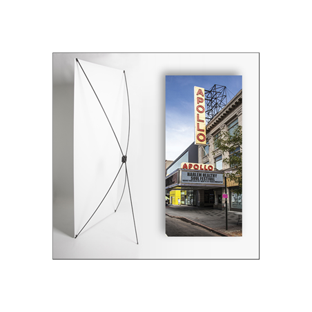 Kakemono USA Apollo  - 180 x 80 cm - Toile M1 avec structure  X- Banner