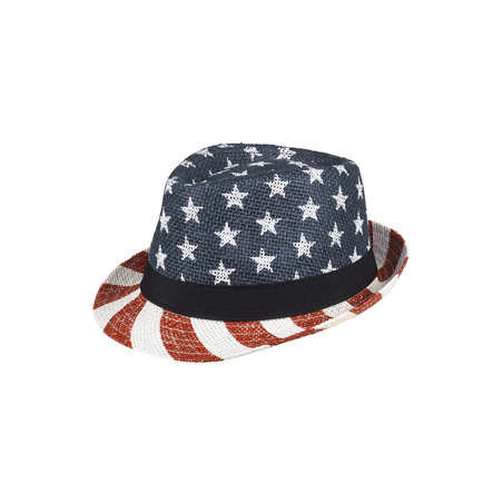 Chapeau USA polyester / Taille adulte