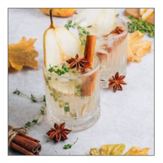 Visuel imprimé Provence Boisson - 30 x 30 cm sur support bristol 350 gr