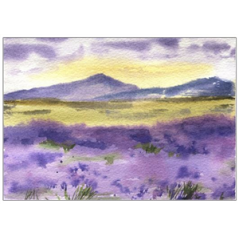 Visuel imprimé Provence Peinture - 40 x 30 cm sur bristol 350 gr