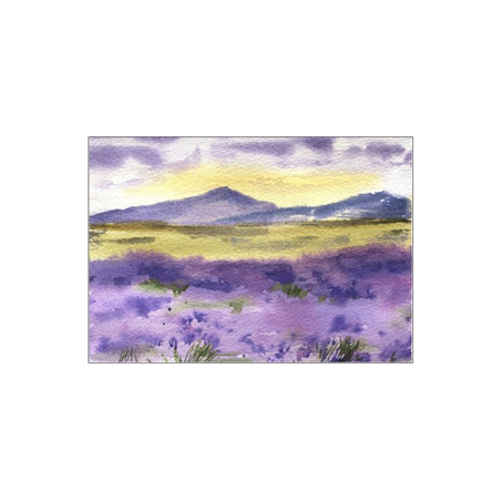 Visuel imprimé Provence Peinture - 40 x 30 cm sur bristol 350 gr