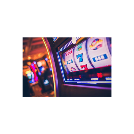 Visuel imprimé Casino Machine à sous - 40 x 30 cm sur bristol 350 gr