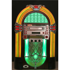 Visuel imprimé Rock  et  JukeBox sur Forex - 30 x 40cm