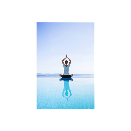 Visuel imprimé Yoga sur forex - 20 x 30cm