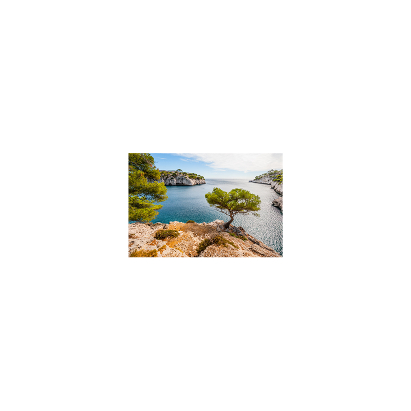 Visuel imprimé Calanques Provence sur forex - 20 x 30cm