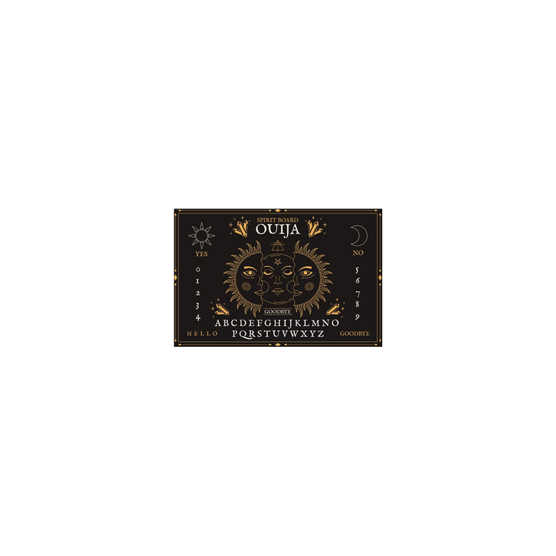 Visuel imprimé Ouija - 40 x 30 cm sur support bristol 350 gr