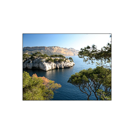 Visuel imprimé Provence Méditerranée - 40 x 30cm sur support bristol 350 gr