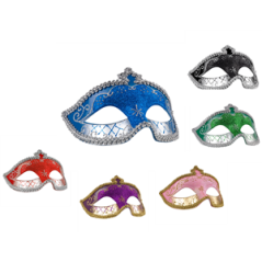 Masque Loup Venice (6 couleurs ass.) - polyester