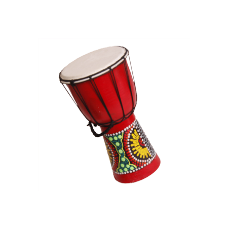 Djembé - Bois et Peau - hauteur 30 cm diamètre 17 cm