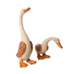 Oies x2 - Résine - Haut. 48cm