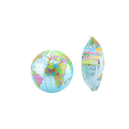 Globe terrestre gonflable - Diam. 20cm (vendu non gonflé)