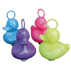 Canard flottant / PVC 10 cm à l'unité (coloris aléatoire)