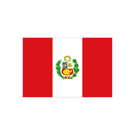 Drapeau Pérou - tissu - 90 x 150cm