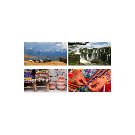 Mobiles Amérique du Sud x4 - carton - 27 x 49cm