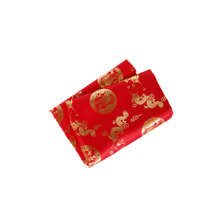 Tissu motif Asiatique synthétique - Larg. 150cm - vendu au mètre