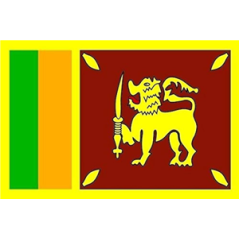 Drapeau Sri Lanka - tissu - 60 x 90cm