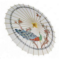 Ombrelle - bambou/papier - Diam. 80cm