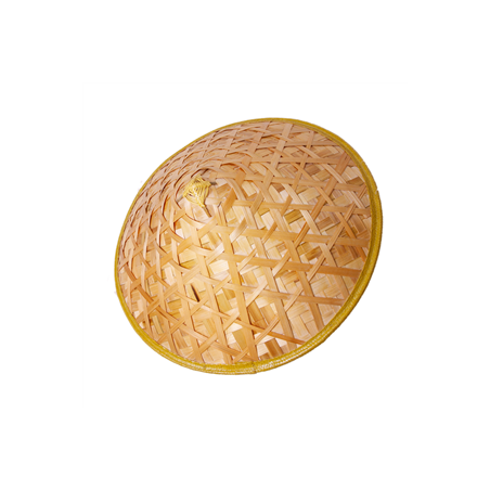 Chapeau asiatique- paille - taille adulte