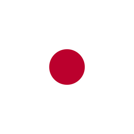 Drapeau Japon - tissu - 90 x 150cm