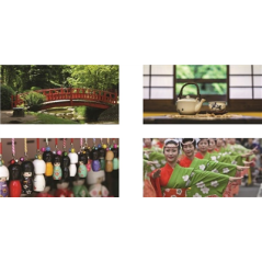 Mobiles Japon x4 - carton - 27 x 49cm