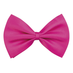 Noeud papillon rose en satin