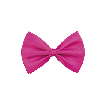 Noeud papillon rose en satin