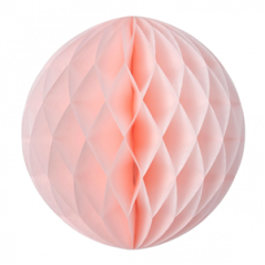 Boule rose vintage papier - Diam. 30cm
