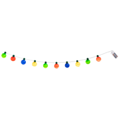 Guirlande lumineuse ampoules -  Long. 140cm (fonctionne avec 2 piles LR6)